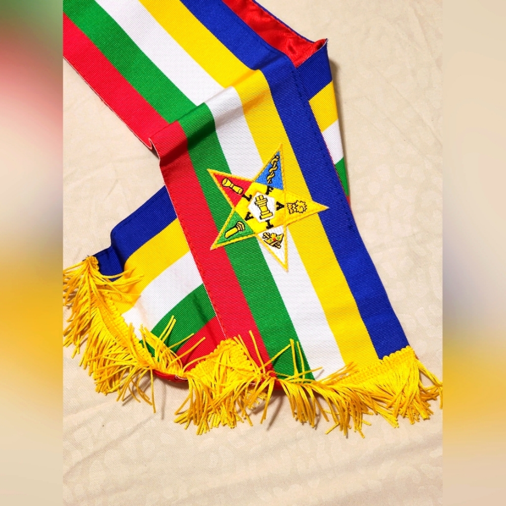 Order of the Eastern Star Masonic Sash